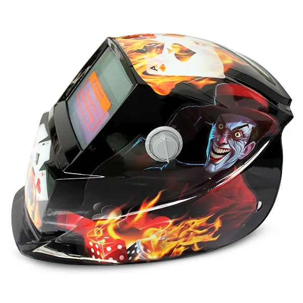 

Solar Energy Automatic Changeable Light Electric Welding Protective Helmet with Film Character Pattern Z5