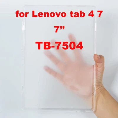 Мягкий TPU чехол для lenovo tab 3 7 plus tab 4 7 8 ПЛЮС 10,1 для lenovo tab E7 7 ''E8 8'' E10 M10 P10 10 10,1 ''чехол-накладка - Цвет: for Lenovo tab 4 7