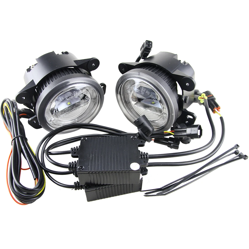 Многофункциональный светодиодный дневный светильник Drl для Jeep Wrangler 07 09 Dodge Journey