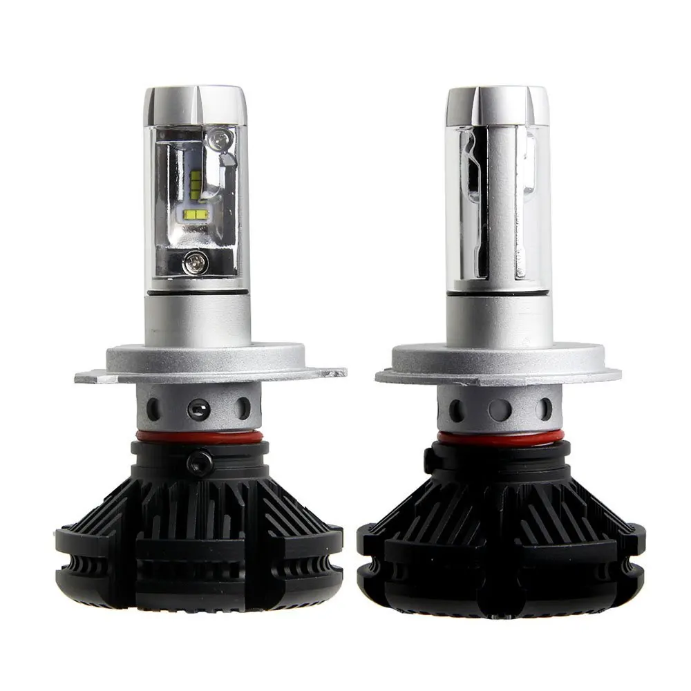 

X3 100W 12,000LM/Pair- H4/9003 Dual Beam Auto LED Headlight Conversion Kit - 3000K 6500K 8000K PHILIPS ZES Chip LED - 2018 Model