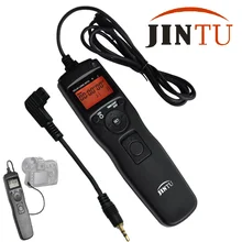 Jintu lcd temporizador de lapso de tempo obturador controle remoto para sony alpha a550 a580 a560 SLT-A100 a77 a65 a57 a55 a37 a35