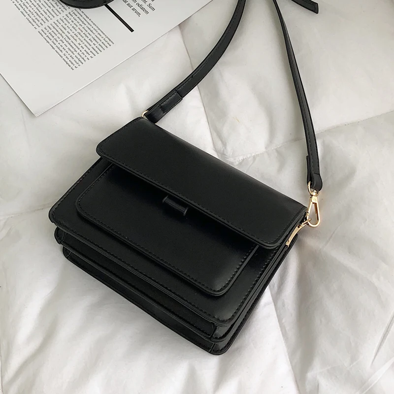 حقيبة يد المرأة حقيبة كتف الفاخرة 2019 جديد مصمم صغيرة Crossbody أكياس بو الجلود المحافظ و حقائب السفر اليد حقيبة