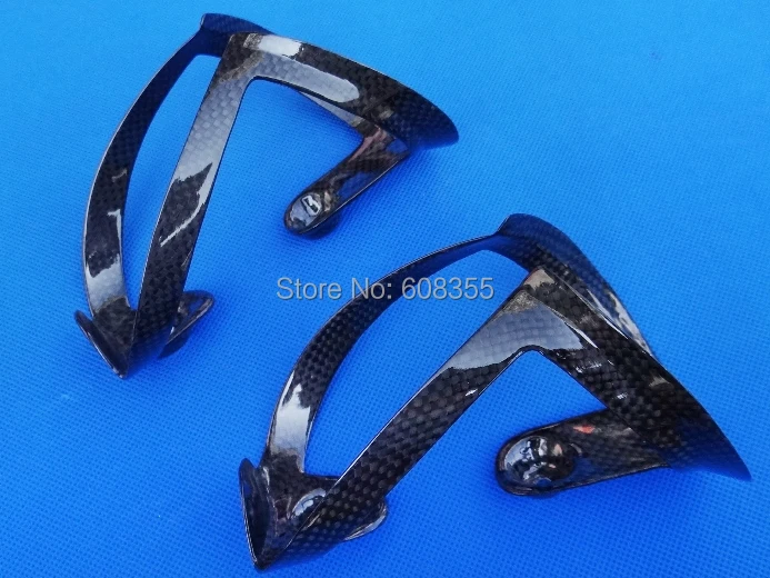 

Carbon glossy MTB Mountain Road bike bicycle water Bottle cage - 2 Pcs Cages WBC026