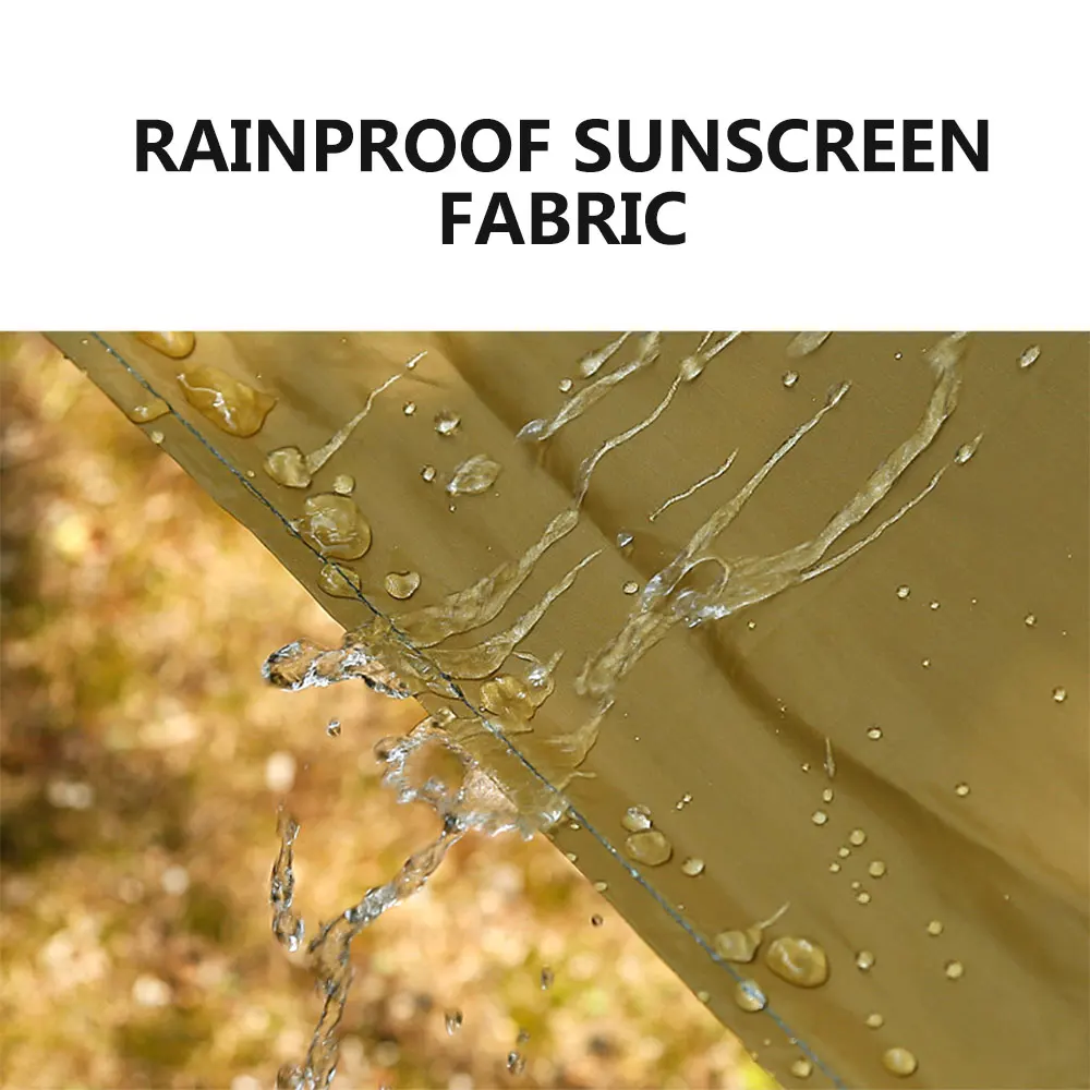 Sombra toldo Gazebo toldo sombra cuadrada pantalla impermeable viaje Camping estera Durable portátil carpa tela Camping hogar jardín Sombra toldo Gazebo toldo sombra cuadrada pantalla impermeable viaje Camping estera Durable portátil carpa tela Camping hogar jardín