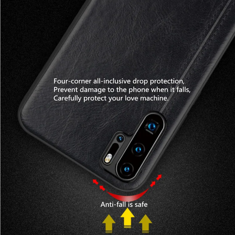 Чехол для Huawei P20/P20 pro huawei P20 lite p30/p30 pro/p30 и p10/P10 plus деловая кобура защитная