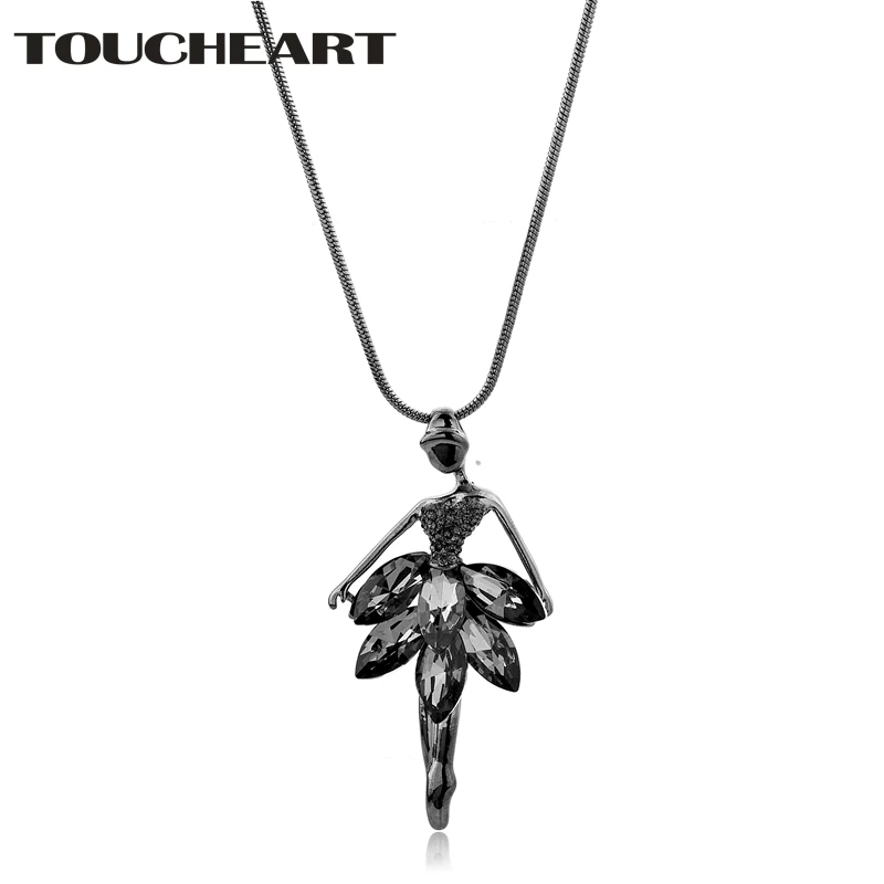 

TOUCHEART Designer Dancing Girl Custom personalized DIY Necklaces Pendants For Women Luxury Jewelry Statement Necklace SNE180037