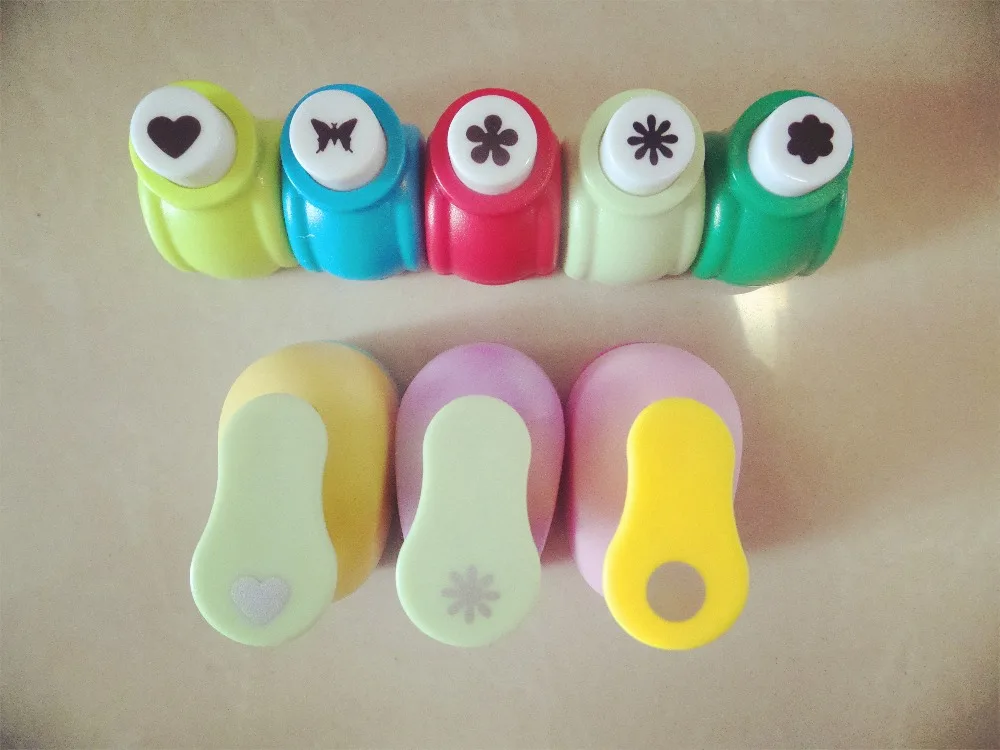 

8-10mm 8 shapes Paper Hole Punch Scrapbook Edge Cut Card Craft punch Calico Printing Stamping card handmade freeshipping