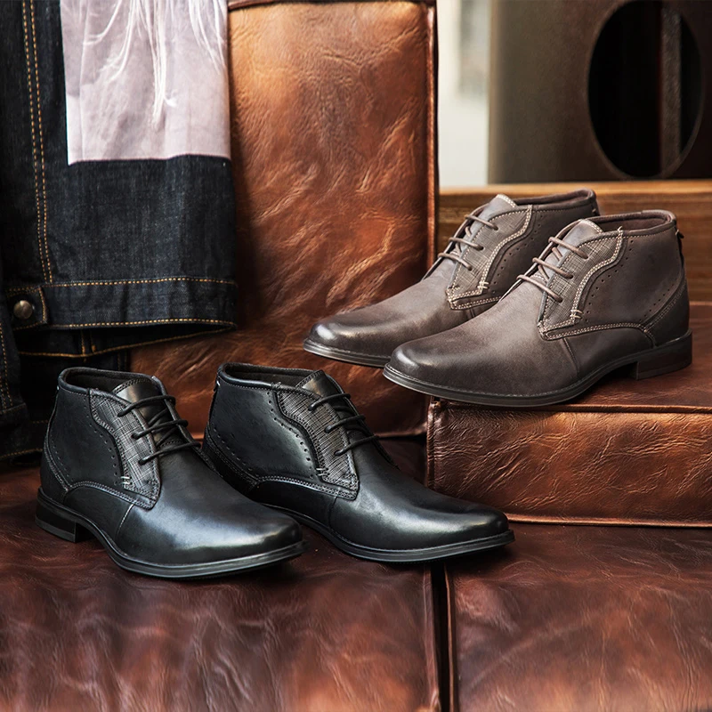 REETENE/мужские ботинки из натуральной кожи; модная мужская удобная обувь; мужские мягкие ботильоны «Челси» в западном стиле; Водонепроницаемая мужская обувь