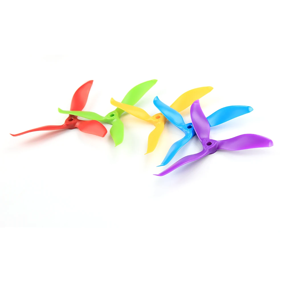 12 шт. Flight Nazgul PC Metirial 5061 Tri-blade Propeller 3 blade Prop для FPV гоночный Квадрокоптер дроны vs Dalprop 5045