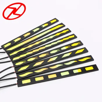 

2Pcs LED Strip Light multiple colors 17cm COB Daytime Running lights Ultra Bright Auto Car DRL COB Waterproof DC 12V Car Styling