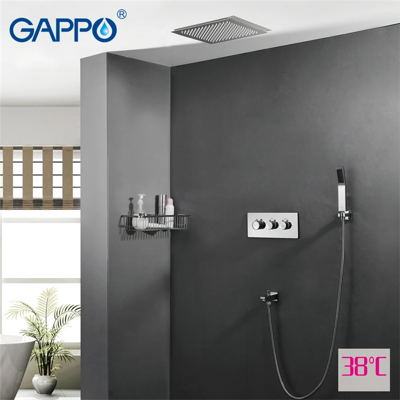 GAPPO shower faucet basin sink waterfall faucets shower mixer tap bath faucet mixer Rainfall taps bath thermostatic Sensor Fauce GAPPO shower faucet basin sink waterfall faucets shower mixer tap bath faucet mixer Rainfall taps bath thermostatic Sensor Fauce