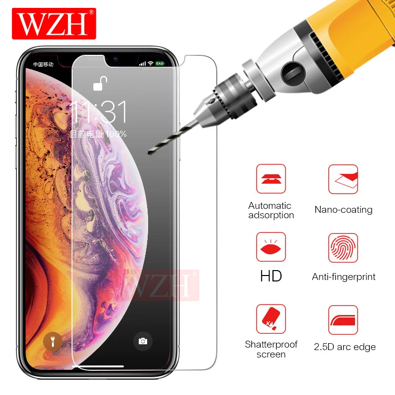 Защитное закаленное стекло для iphone 7 6 6s 8 plus 11 pro XS max XR x glass экрана на 6S | Мобильные