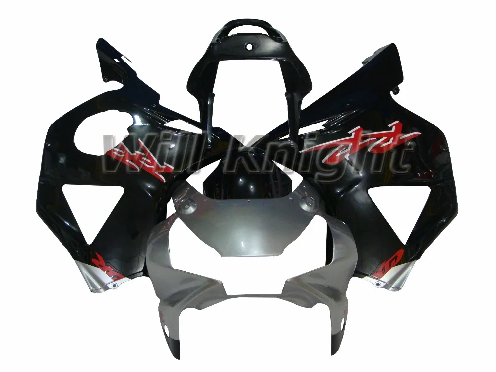 Injection Body Kit for BR900RR 954 CBR900 CBR954 2002 2003 Black Silverkitkit kitskit body