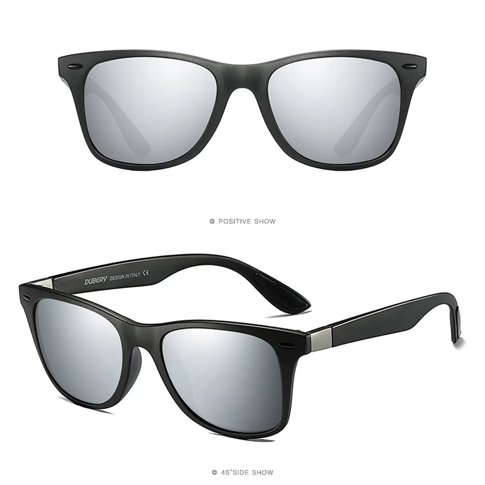DUBERY, мужские поляризованные солнцезащитные очки, для вождения, для мужчин и женщин, спортивные очки, новые модные солнцезащитные очки для женщин и мужчин, очки с защитой от ультрафиолета