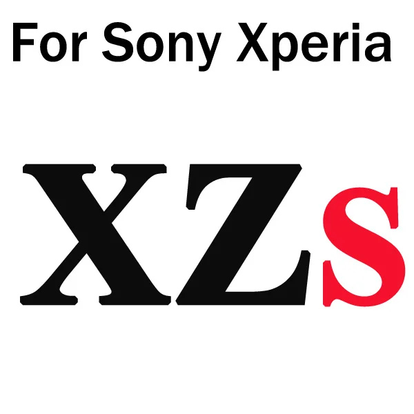 GerTong 0,26 мм Полная защита закаленного Стекло для sony Xperia XA1 Ultra XP XZ XZS X XA Экран протектор Saver черная пленка с уровнем твердости 9H - Цвет: For Sony Xperia XZS