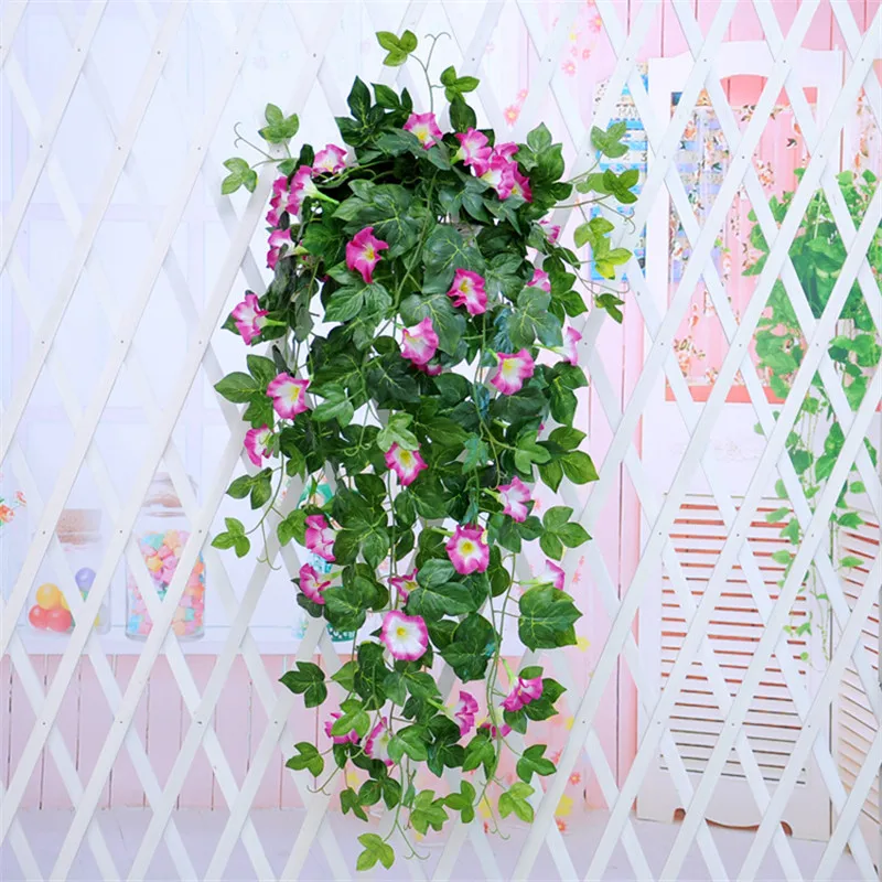 90 см искусственное подвешивание лоза растение Петуния лоза для свадебных вечеринок украшение дома настенный фон цветы искусственный цветок