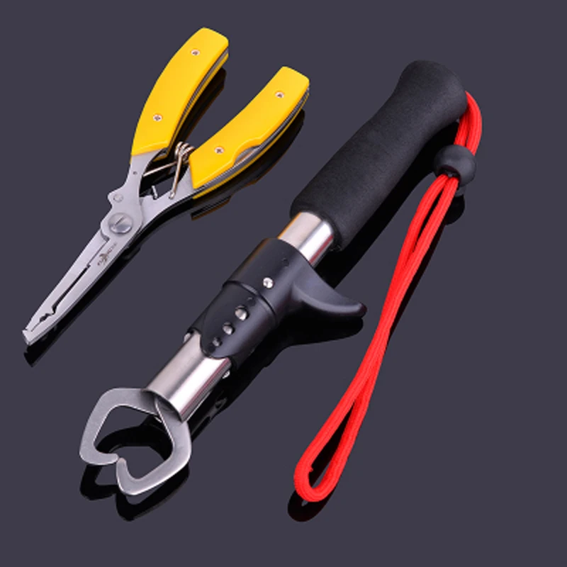 AZJ New Brand Fishing Grip and Fish Pliers Stainless Steel Lip Grip