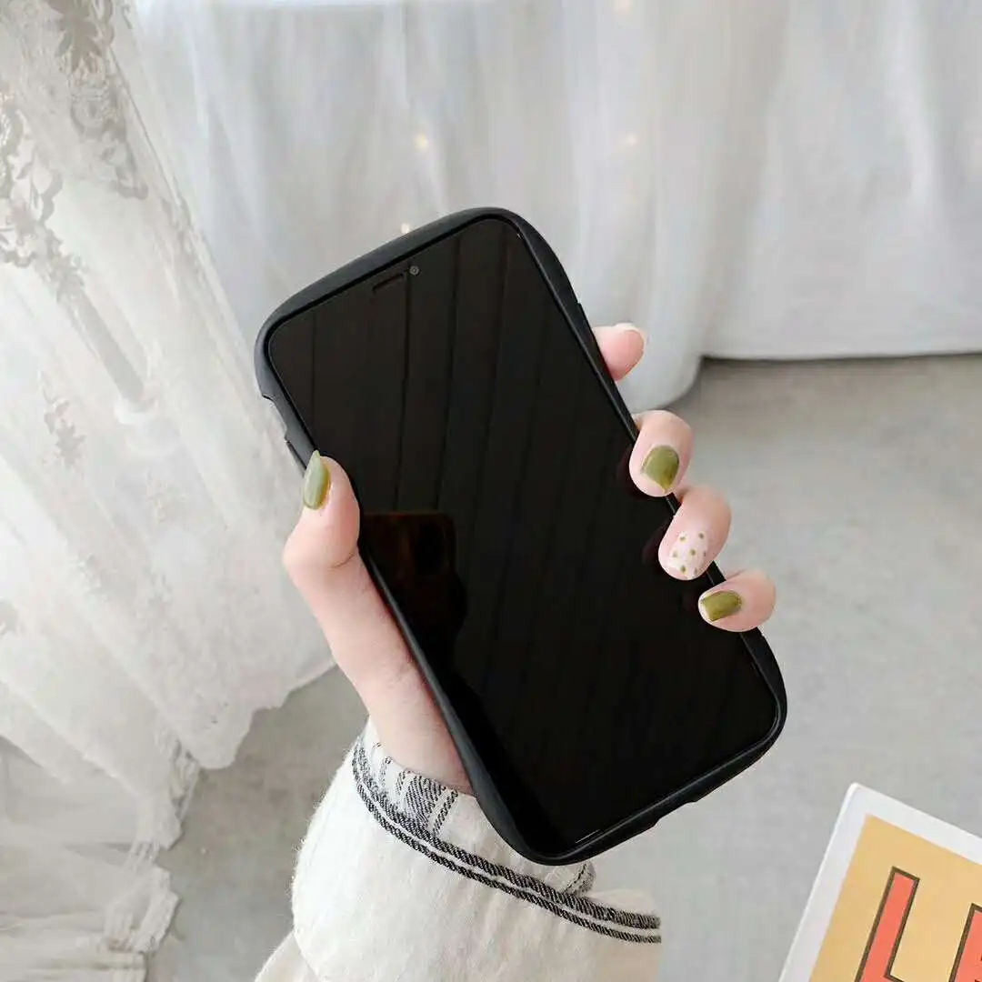 Модный Роскошный милый силиконовый чехол для iPhone X XS MAX XR 6 6 S 7 8 Plus