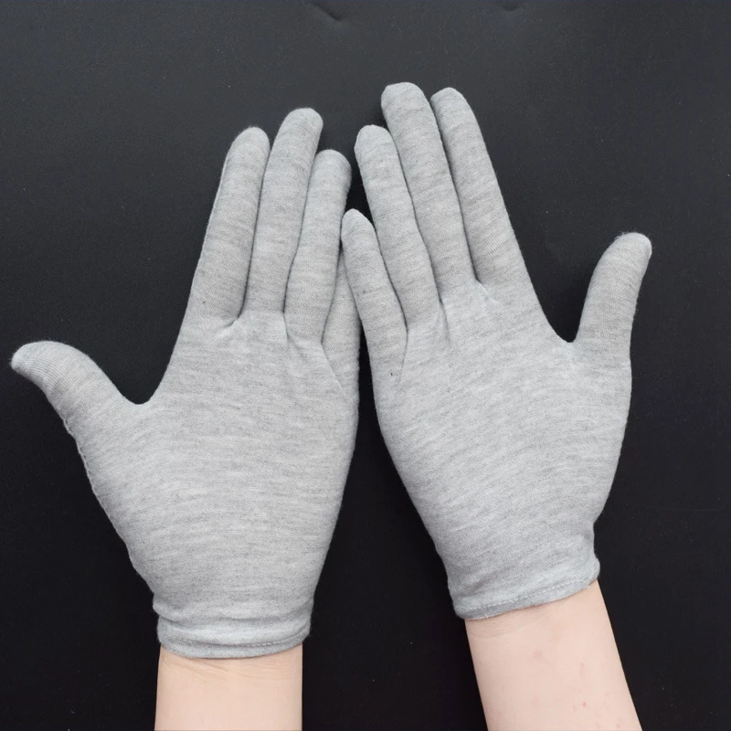 Хлопковые перчатки, антивибрационные, термостойкие, антистатические, устойчивые к поту, грязные, механики, безопасность водителя, рабочие защитные перчатки, распродажа