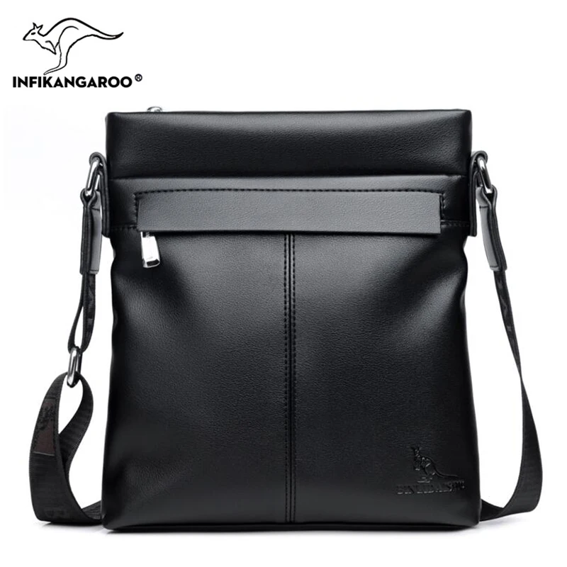 

2018 Business Men Genuine Leather Messenger Bags Travel High Quality Male Shoulder Bag Fashion Vintage Men's Soft Crossbody Bag