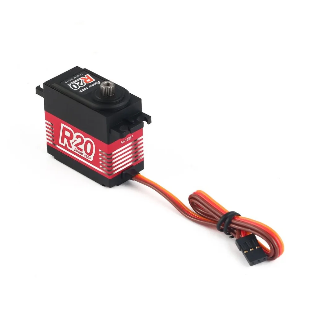 

POWER HD R20/R25 Alloy Gear Digital Coreless High Voltage Servo with 20kg High Torque for RC Remote Control Car Boat Ship
