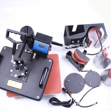 7 в 1 комбинированная машина передачи тепла 7в1 сублимационная машина для кружки для футболок кепок печать рисунка 110 В/220 В