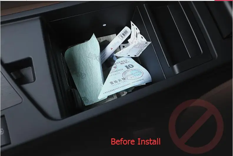 car armrest storage box for Alfa Romeo Giulia 2017 accessories  (5)