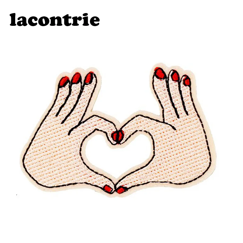 5 шт. наклейки на одежду с надписью Love gesture | Дом и сад