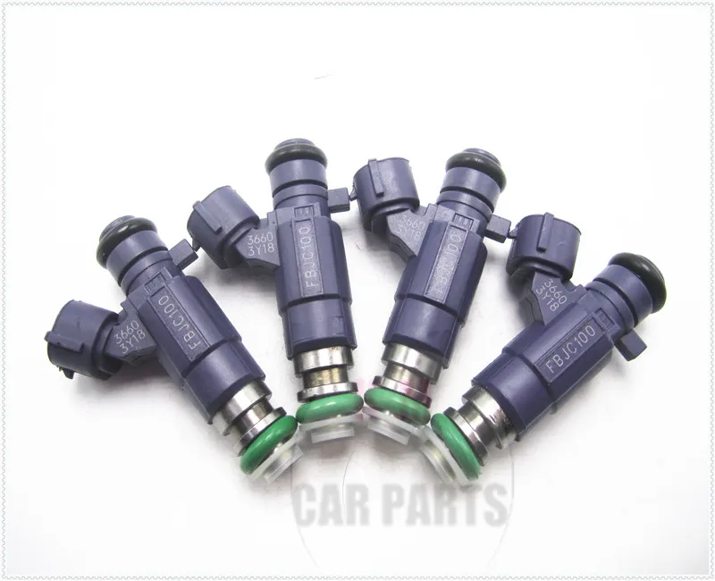 

set 4 pcs fuel Injectors 16600-2Y915 166002Y915 FBJC100 For Nissan X-Trail T30 T31 2..2.5 petrol QR20D Murano Maxima Sentra
