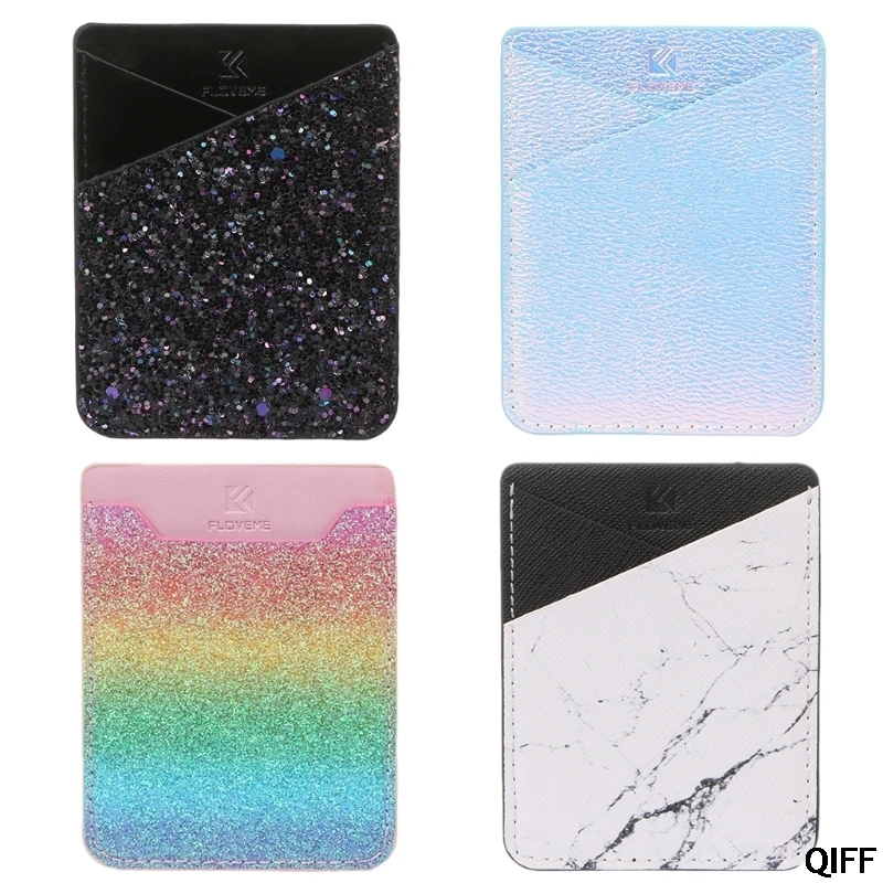 

Fashion Mobile Phone ID Card Holder Wallet Credit Pocket Adhesive Sticker