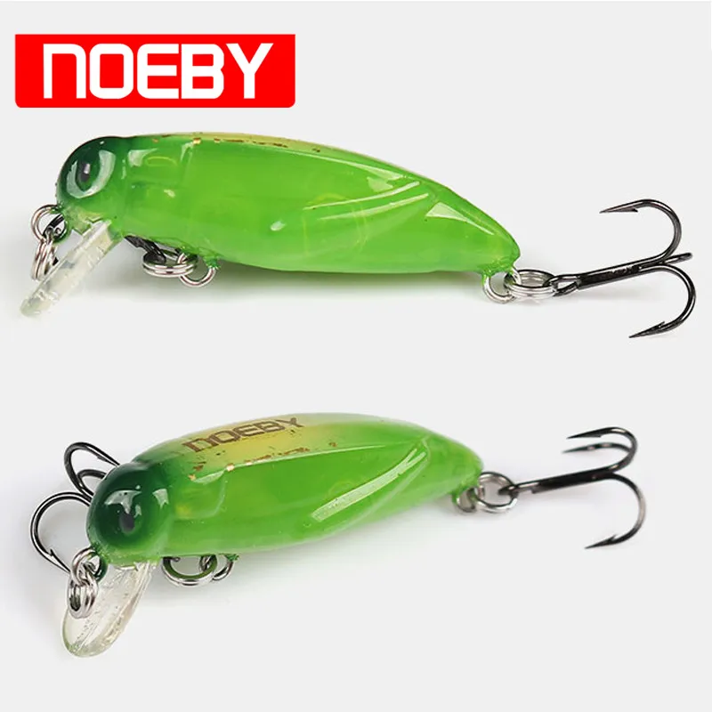 

Noeby Hard Bait 37mm2g Sinking 0-0.3m Artificial Bionic Insects Fishing Lures VMC Hook Isca Artificial Para Pesca Leurre Peche