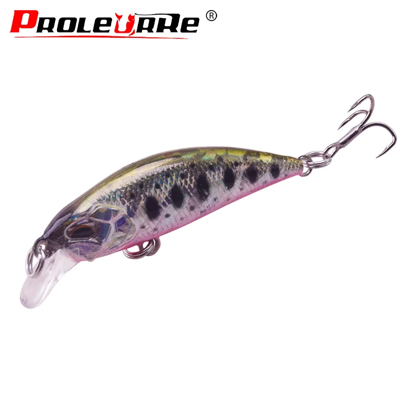 

Proleurre Minnow Fishing Lure 55mm/5.8g Hard Bait Leurre Souple Iscas Artificiais Para Pesca Fishing Wobblers Swimbait Peche