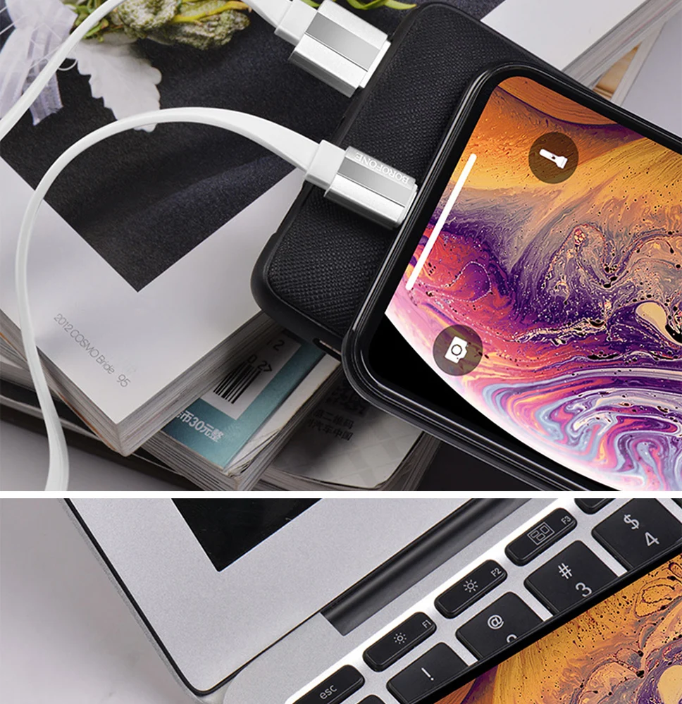 Кабель для быстрой зарядки Borofone BU8 1,2 м а для iPhone X XS MAX 8 7 6 Micro USB кабель type C зарядный кабель для samsung s9 s10