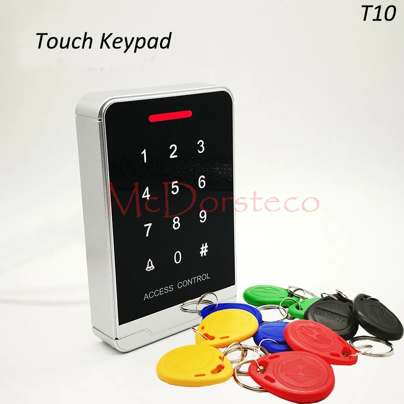 10000 User Door Access Control Touch Keypad Access Control Backlit digital panel Rfid 125Khz