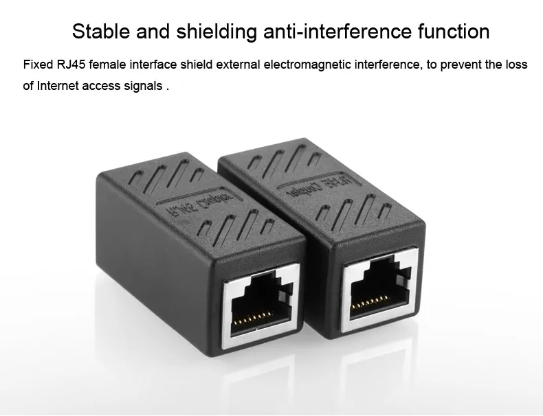 5pc Hot Sale Female to Female Network LAN Connector Adapter Coupler