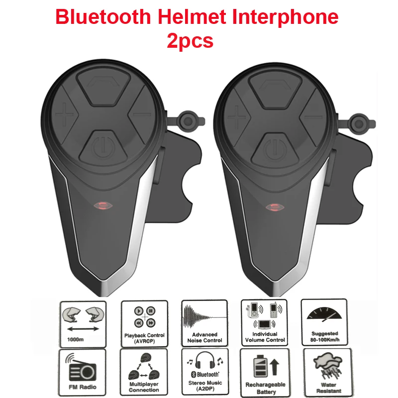 1000 м BT-S3 шлем домофон гарнитура мотоцикл Bluetooth переговорные Handsfree FM радио Водонепроницаемый BT домофон 5 языков руководство
