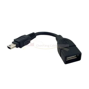 

U2-008 USB 2.0 Host Cable mini USB 5pin A male to USB A female OTG on the go Host cable adapter U disk