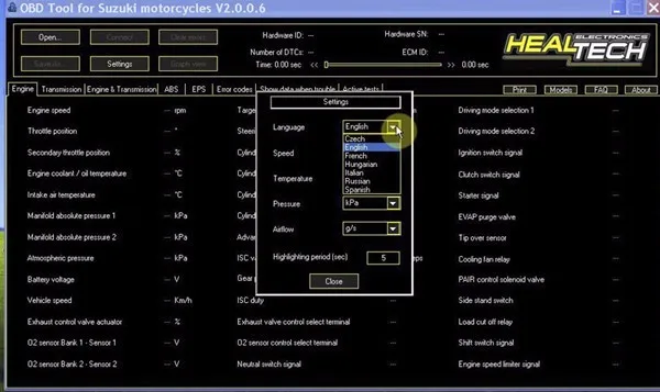 Diagnostic OBD Tool for Suzuki Motorcycles 1 