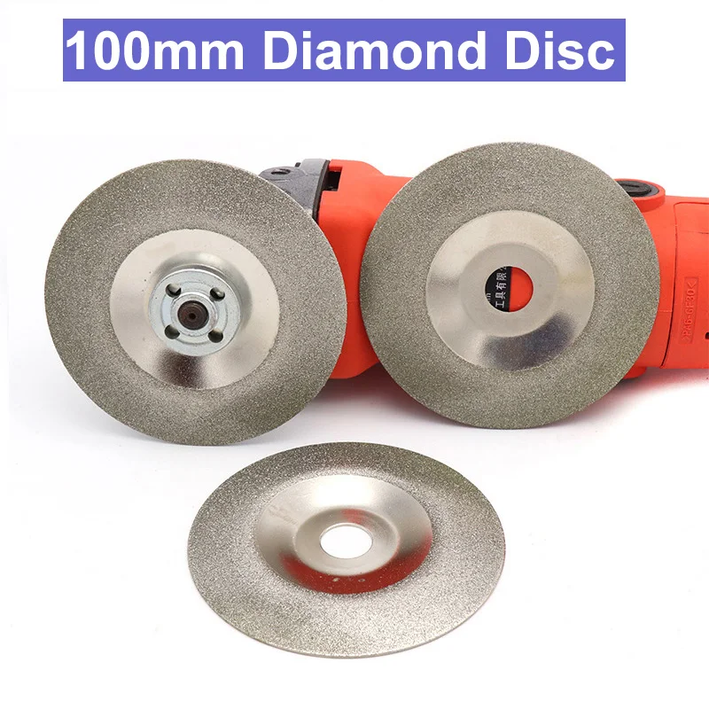 URANN 100mm Diamond Grinding Disc Cut Off Discs Wheel Glass Cuttering