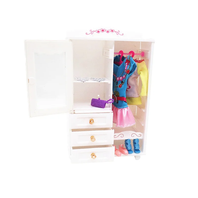 Buy DIY Doll Furniture Kit Mini Wardrobe Clothespress