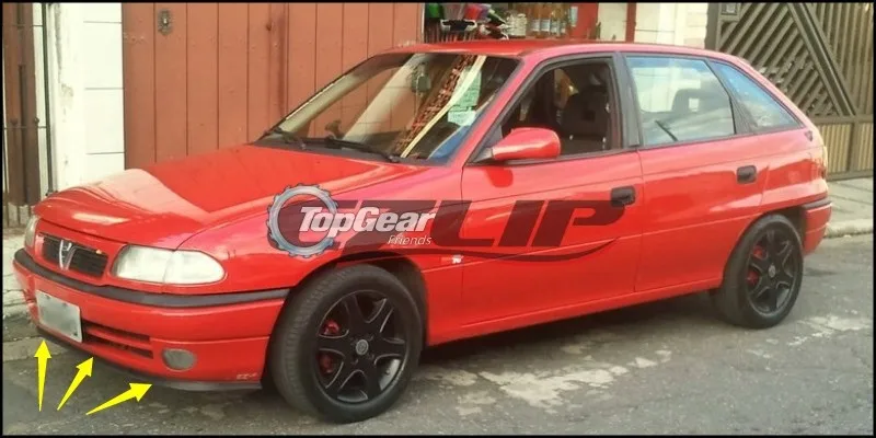 Defletor de Lábios para Opel Frontal para Topgear 20202020 para Spoiler Kit de Corpo Adão Vauxhall Saia Friends Tune Tira - 14 frontal, para topgear friends tune kit de corpo tira