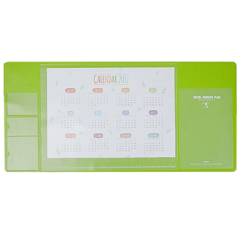  Mrosaa Candy Color Office Mat Multifunctional Weekly Planner Organizer Desk Table Storage Memo Mat 