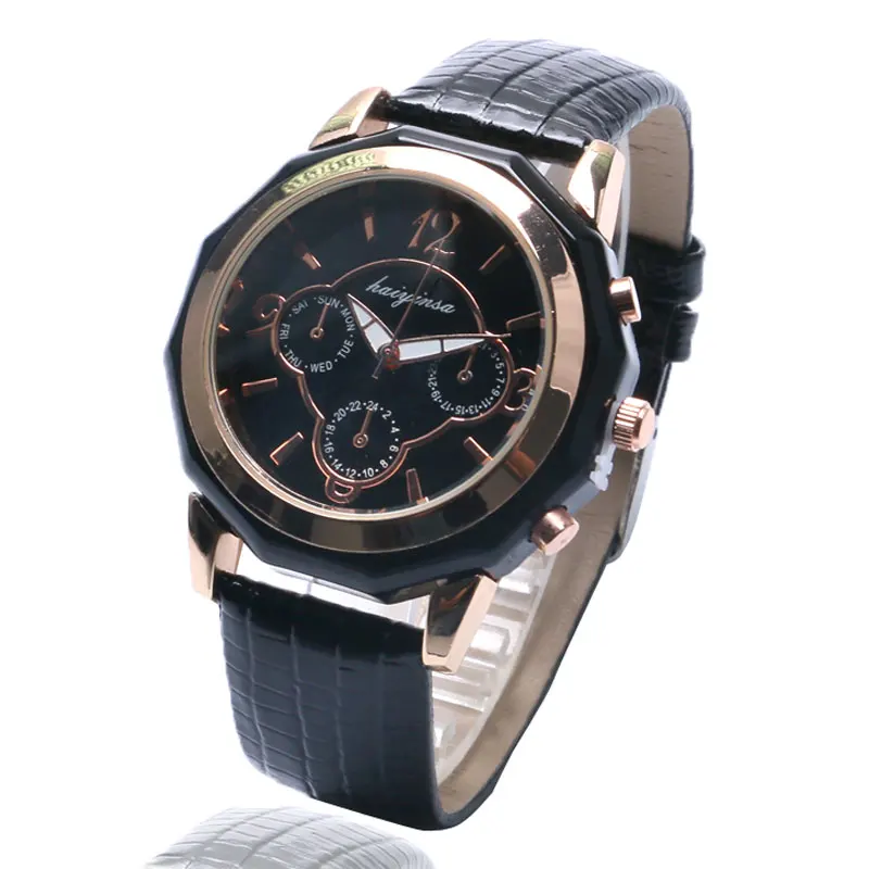 

Woman Analog Cute Robot Pattern Dial Quartz Watch Female Clock Leather Wrist Watch Business Fashion Dress Watch