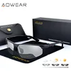 AOWEAR HD Men's Photochromic Polarized Sunglasses Men Polarized Chameleon Glasses for Day Night Driving Anti-glare Eyewear Gafas ► Photo 2/6