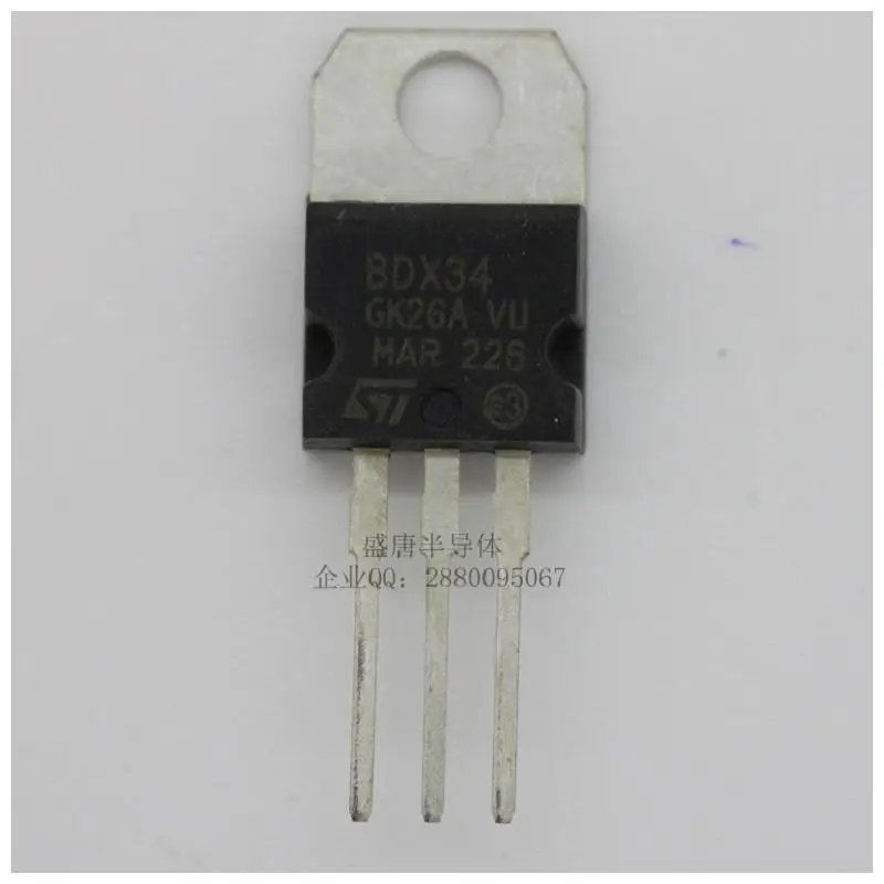Free shipping. BDX34 darlington transistor voltage 100 v current 10 a