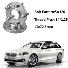 2 шт. 5x120 72.5CB Centric Колеса Spacer концентраторы M14* 1,25 болты для BMW F11 F21 F33 F25 F20 F15 F34 F12 F02 F03 F10 F26 F01 F30