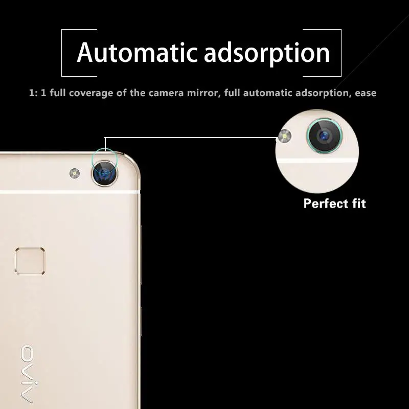 Ультра тонкая задняя Камера объектив из закаленного Стекло пленка для VIVO X6S плюс D