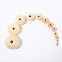 1 pacote 6mm-40mm natural bola redonda espaçador contas de madeira eco-friendly diy contas de madeira sem chumbo bolas de madeira perle en bois