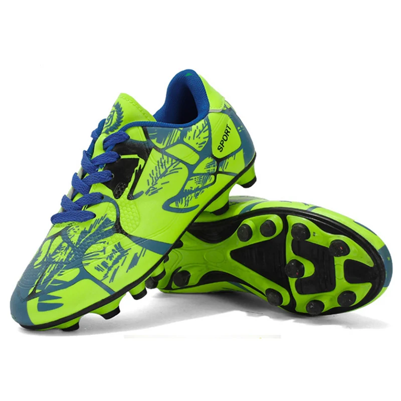 Детские футбольные бутсы FG AG Длинные шипы для мальчиков и девочек уличные