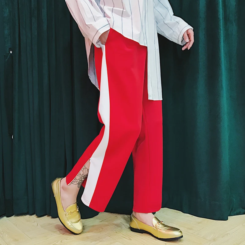 M-6XL! High quality male pants. clothing Summer fashion loose wide-legged pants Men's cargo pants